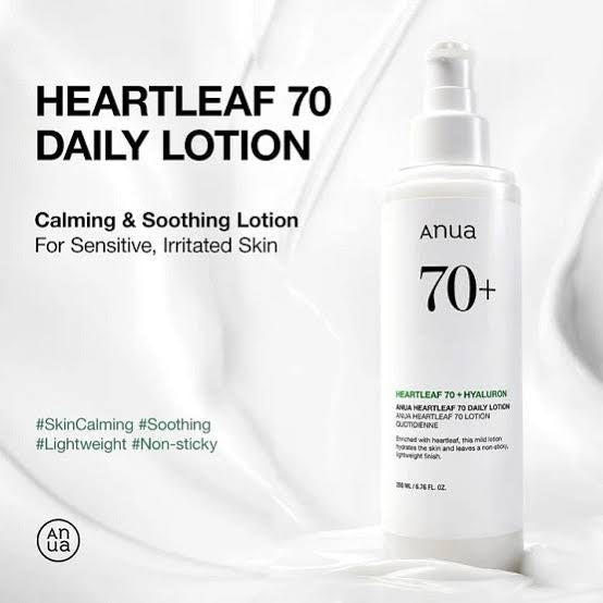 ANUA HEARTLEAF 70% DAILY RELEIF LOTION