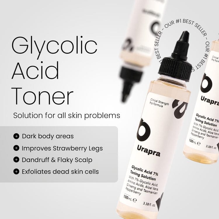 Urapra Glow Renew – Glycolic Acid 7% Exfoliating Toner 100 ml