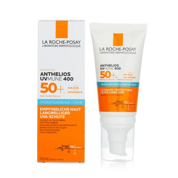 LA ROCHE POSAY Anthelios UV mune 400 Hydrating Cream SPF50+ (50ml) - Buynowpakistan
