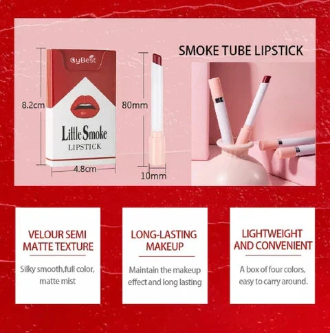 Little Smoke Lipsticks Pack of 4 – Bold, Beautiful & Long-Lasting