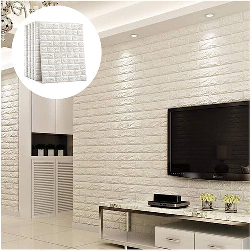 3D Self-Adhesive Brick Wall Stickers 70x77 cm - Buynowpakistan