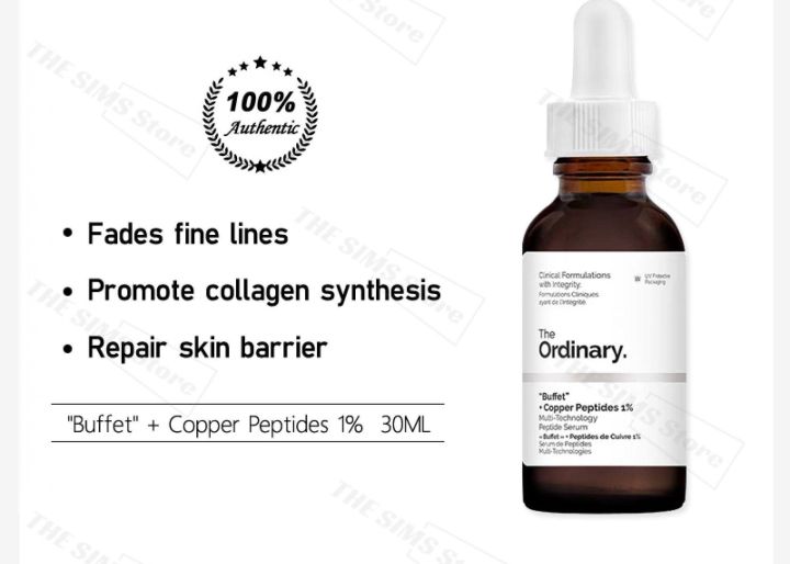 The Ordinary buffet + copper peptides 1% 30 ml
