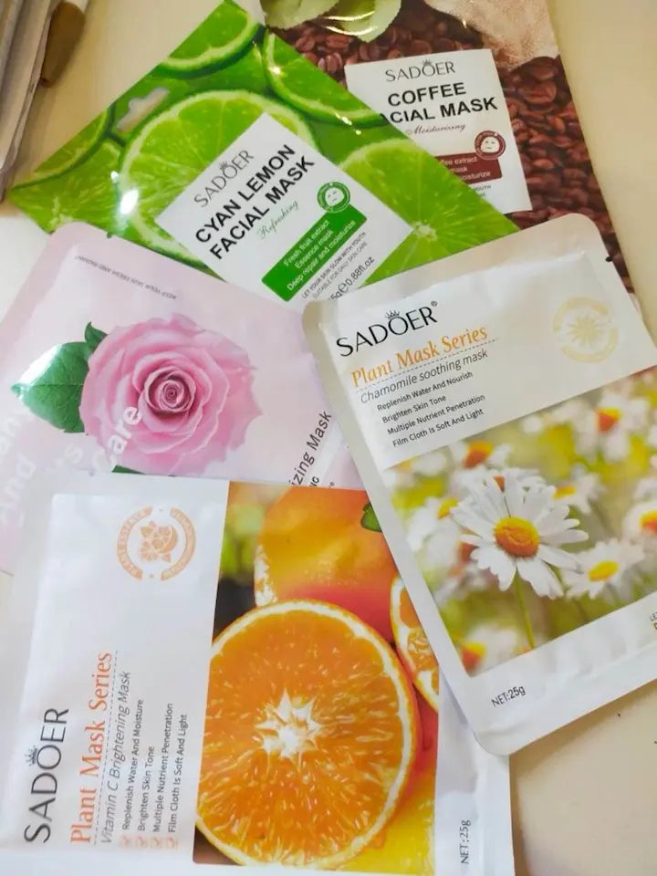 Sheet Mask Variety Pack – Hydrate, Brighten &amp; Revive Your Skin