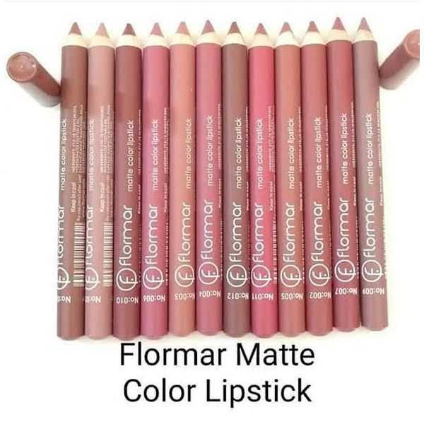 Flormar 12 Matte Lip Pencils – Define, Shape & Perfect for Your Lips