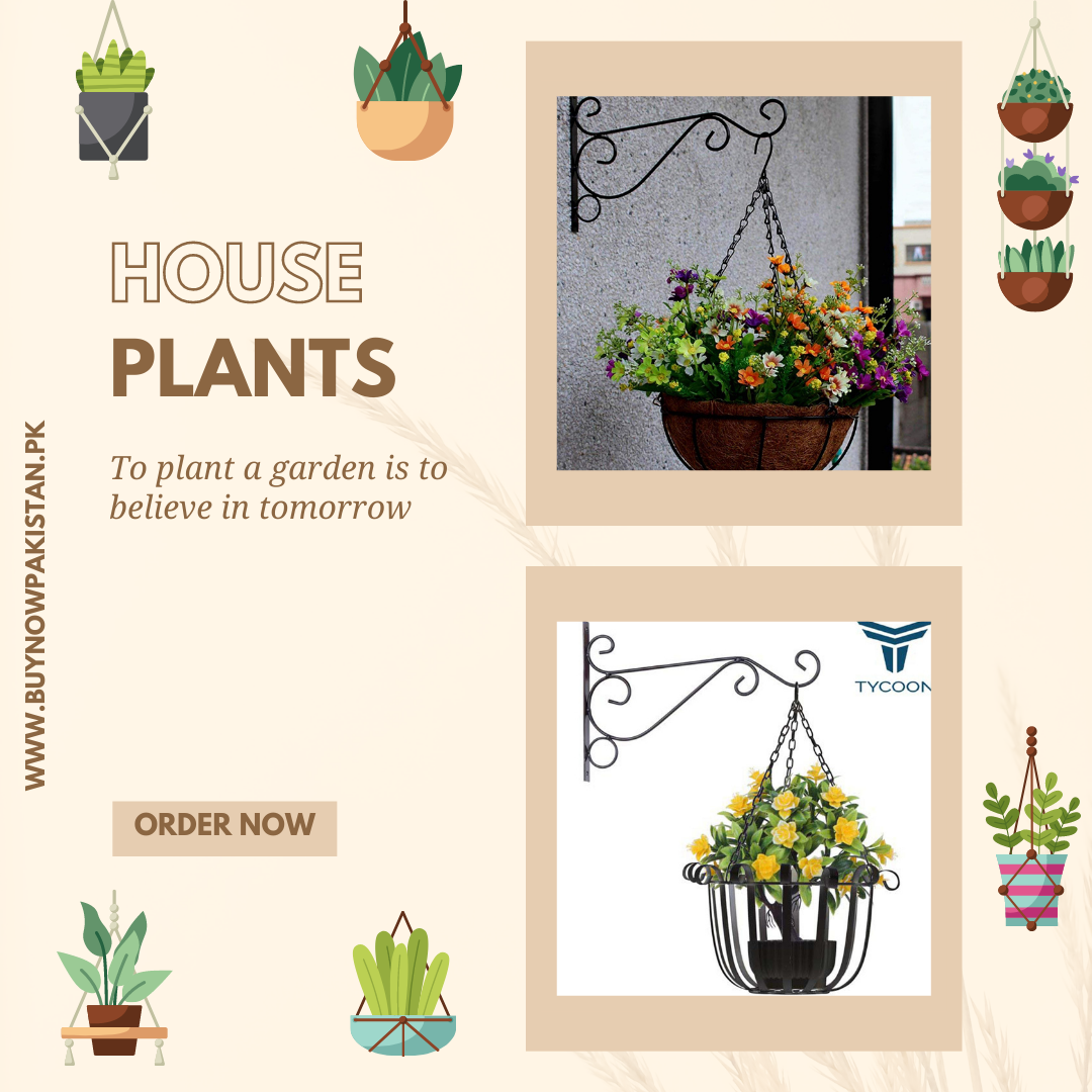 Iron Garden Wall Hanging Stand - Buynowpakistan