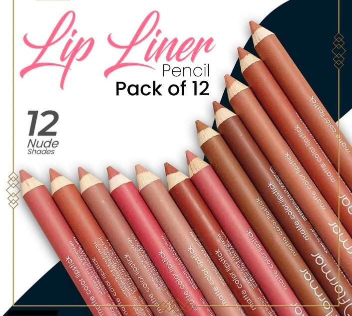 Flormar 12 Matte Lip Pencils – Define, Shape & Perfect for Your Lips