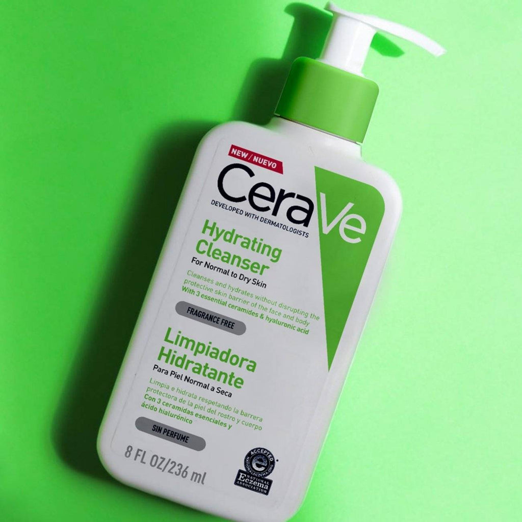 CeraVe Hydrating Cleanser – Gentle, Moisture-Rich Face Wash