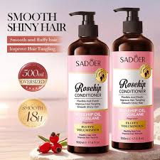 SADOER Rosehip Oil + Squalane Shampoo | Deep Repair & Moisture Balance for Smooth, Shiny Hair