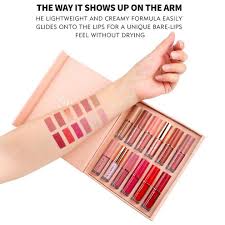Handaiyan 12-Piece Lip Set: Matte & Gloss for Every Look– Versatile Lip Color Collection