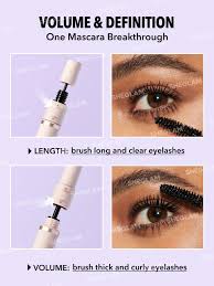 Sheglam 2-in-1 Volumizing & Lengthening Mascara (White) – Double the Drama, Double the Impact