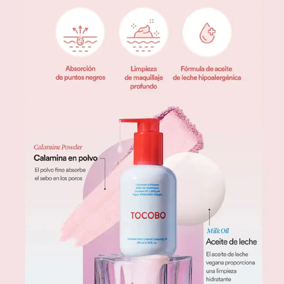 TOCOBO Calamine Pore Control Cleansing Oil – Melt, Purify & Balance
